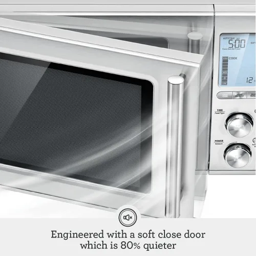 Vista 6 de Breville BMO850BSS Horno de Microondas de Encimera Smooth Wave, Acero Inoxidable Cepillado