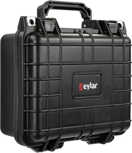 Vista 3 de Eylar Pequeña funda rígida para pistola de 10.62 pulgadas, resistente al agua, con estándares TSA de espuma