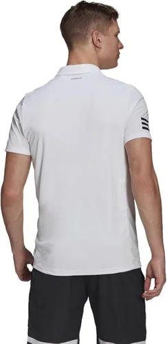 Vista 2 de adidas Polo de 3 rayas para hombre Tennis Club, BlancoNegro