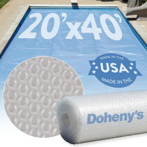 Vista 16 de Doheny's Clear-Tek - Cubierta solar de micro burbujas para piscinas enterradas Aumenta la absorción de energía solar, retiene el calor, reduce
