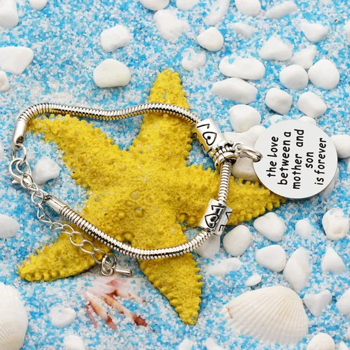 Vista 6 de lauhonmin - Pulsera de abalorios para madre e hija, para el día de la madre