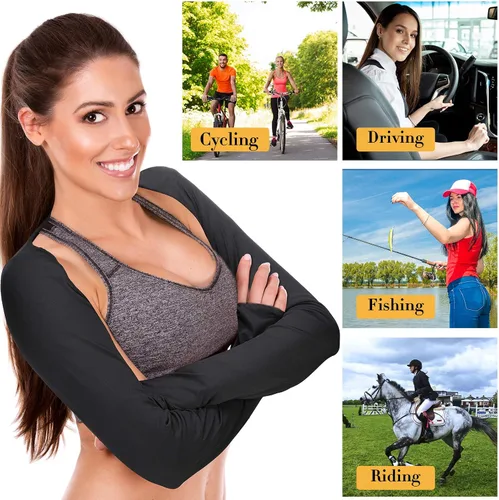 Vista 6 de Women Cooling Shawl Arm Sleeve Sun Protection Shrug