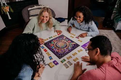 Vista 6 de Juego de mesa Ferris Wheel Rush para niños y adultos a partir de 8 años