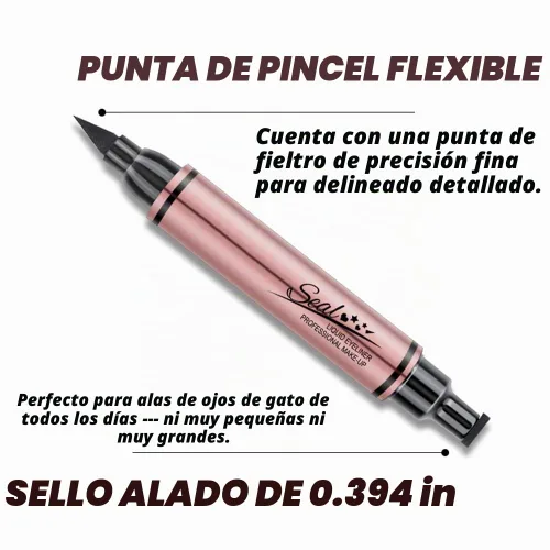 Vista 2 de Delineador de ojos de sello de tanque de tinta jumbo, bolígrafo líquido