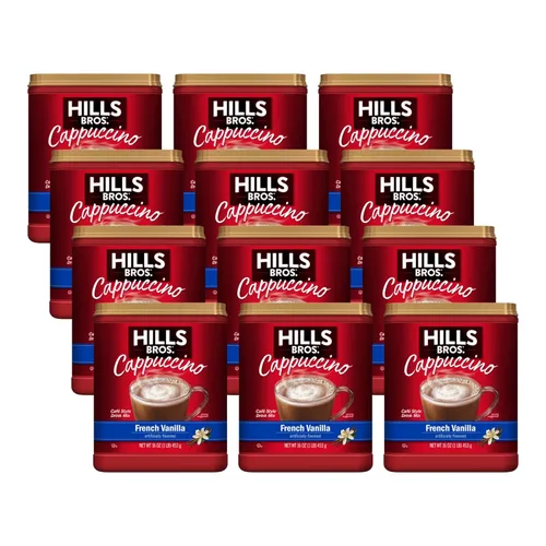 Vista 10 de Hills Bros. Café con Sabor (Cappuccino clásico, 14 onzas (paquete de 2))