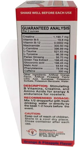 Vista 3 de INTERFARMA Energen Extra Strength W Creatina para Gallo