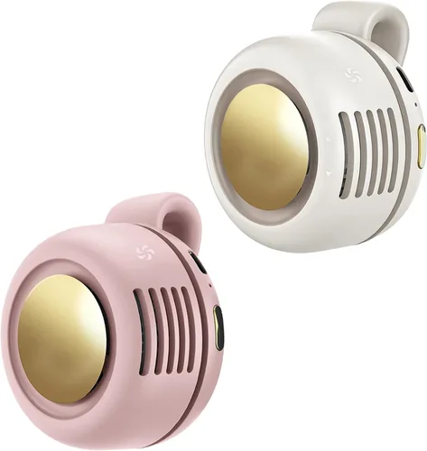 Vista 22 de Ventilador portátil con clip, ventilador personal mini ventilador Paquete de 1 (A-naranja)