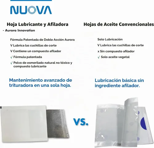 Vista 5 de Nuova SP12T - Trituradora de papel y hojas lubricantes, 12