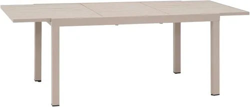 Vista 15 de Soleil Jardin Mesa de Comedor Extensible de Aluminio para Patio, 63" - 105", Mesa Rectangular Ajustable para Interiores y Exteriores con Superficie