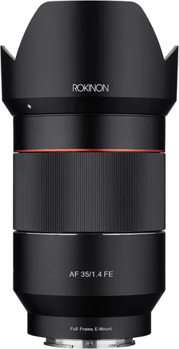 Vista 5 de Rokinon Lente de enfoque automático de 1.378 in f/1.4 para cámaras Sony E-Mount Nex Series