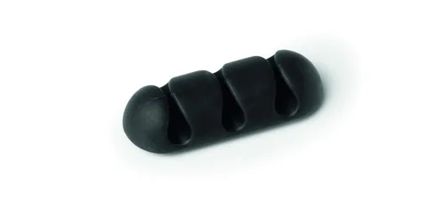 Vista 14 de Durable Cavoline - Clips para cables de gestión de cables, paquete de 6 clips autoadhesivos de grafito para 1 cable, perfectos para una gestión