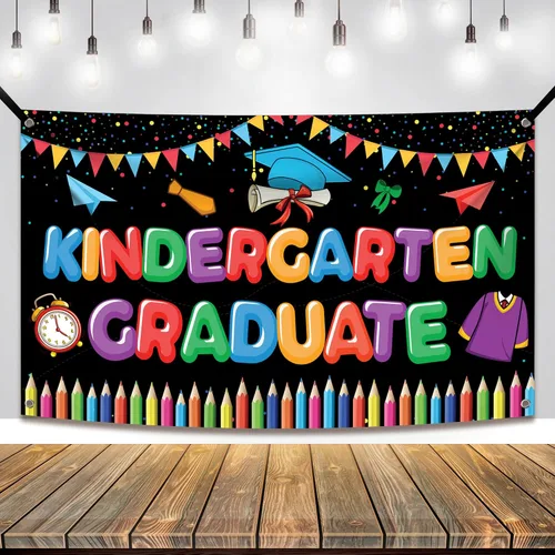 Vista 28 de KatchOn, XtraLarge We are So Proud of You Banner – 72 x 44 pulgadas Fondo de graduación negro y dorado 2026 para decoraciones de graduación 2026