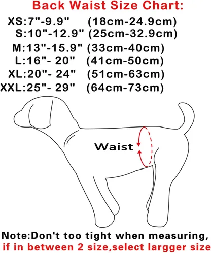 Vista 6 de JoyDaog - Pañales reutilizables para cachorros varones, paquete de 5, lavables, bandas reutilizables para el vientre, para perros