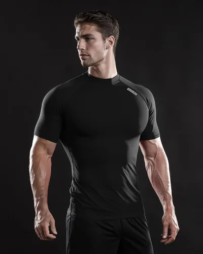 Vista 5 de DRSKIN Paquete de 4, 3 o 1 camisa de compresión para hombre, manga corta, camiseta deportiva de capa base, atlética, correr, entrenamiento activo