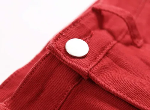 Vista 4 de Jeans de mezclilla ajustados y rasgados para niño