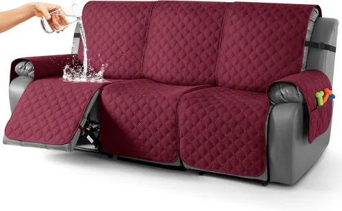 Vista 74 de TAOCOCO Fundas reclinables 100% impermeables, con correas para las piernas, funda de sofá reclinable reversible para silla reclinable, protector