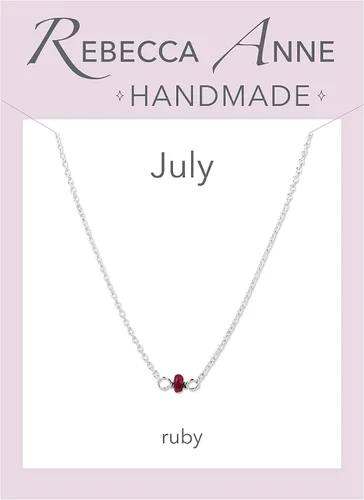 Vista 182 de Gargantilla de piedra natal – Regalo de cumpleaños, regalo para niña, mujer, amiga, hija, esposa, mamá, ella, joyas de piedras preciosas para uso
