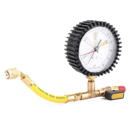 Vista 2 de R134a HVAC, para el regulador que acondiciona la tabla de prueba de presión de presión de nitrógeno de la refrigeración