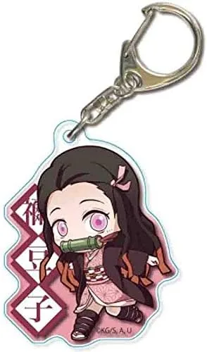 Vista 3 de Juego de aretes de Tanjiro de anime Demon Slayer Kimetsu No Yaiba Hanafuda - Pendientes colgantes para mujeres y hombres
