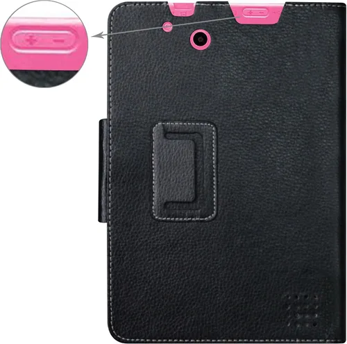 Vista 6 de MAMA MOUTH Funda para tablet RCA 10 Viking Pro/Viking II/Cambio W101 (V2) 2 en 1 de 10.1 pulgadas, color negro, piel sintética, soporte plegable