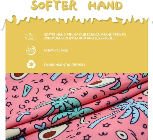 Vista 3 de BRISIRA Traje de baño para niños pequeños, antirozaduras, pantalones cortos de natación para niños con forro de compresión