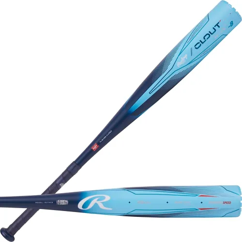 Vista 8 de Rawlings 2024 Bate de béisbol Clout USSSA Caída -8 / -10 Barril de 2 3/4 pulgadas 1 pieza de aluminio