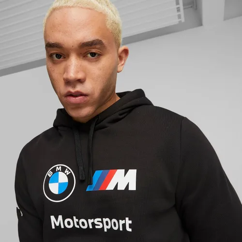 Vista 5 de PUMA Sudadera con capucha de forro polar BMW M Motorsport Essentials para hombre