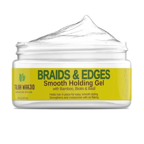 Vista 4 de Taliah Waajid Protective Styles - Gel de sujeción suave para trenzas y bordes, sujeción extrema, suaviza y domina el encrespamiento, sin descamación