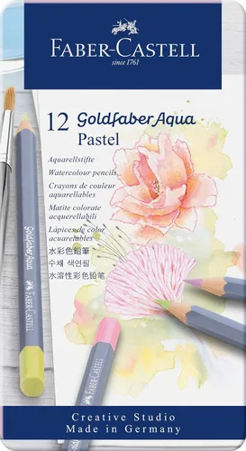Vista 11 de Faber-Castell Creative Studio Goldfaber - Lápices de colores, lata de 48