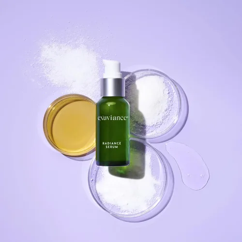 Vista 8 de EXUVIANCE Radiance Serum Antiaging con AHA/PHA y vitaminas A, C + E, 1 onza líquida