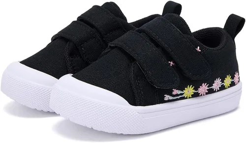Vista 12 de BMCiTYBM Zapatos de lona para bebé para niños y niñas, zapatillas para caminar Negro (72-Black)