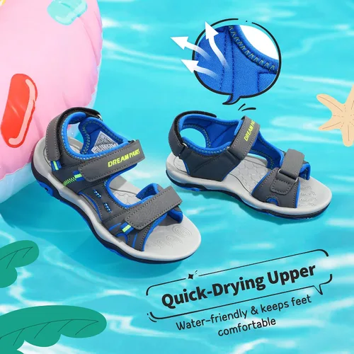 Vista 2 de DREAM PAIRS Sandalias deportivas de verano para niños y niñas (niños pequeñosniñosgrandes)