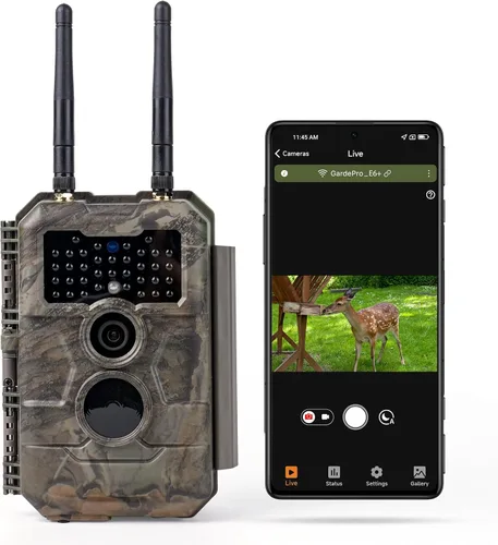 Vista 12 de GardePro Cámara del rastro de E6 WiFi, WiFi estable con la antena externa