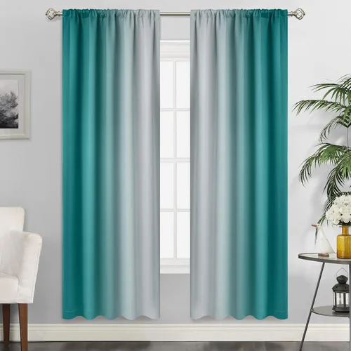 Vista 26 de SimpleHome Cortinas Pequeñas Negras Impermeables con Bolsillo para Barra Suave para Cocina, Cortinas Impermeables con Bolsillo para Barra