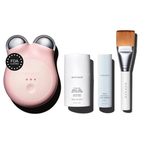 Vista 10 de NUFACE MINI+ - Herramienta de escultura facial, dispositivo masajeador facial con microcorriente para tensar, contornear, deshinchar y tonificar