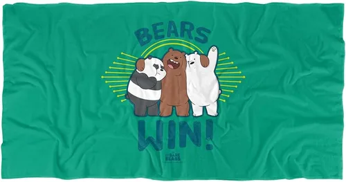 Vista 14 de LOGOVISION We Bare Bears Bear Stack - Toalla de playa con licencia oficial de 30 x 60 pulgadas Pila de osos