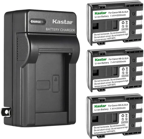 Vista 6 de Kastar Reemplazo del cargador de batería de pared AC para Canon NB-2L NB-2LH, NB-2L12 NB-2L14 NB-2L24, BP-2L5, BP-2LH batería, Canon CB-2LW CB-2LWE