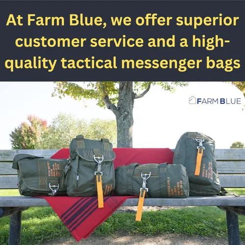 Vista 6 de Farm Blue Bolso bandolera táctico Bolsa militar más pequeña para hombres y mujeres Bolsa cruzada resistente al agua