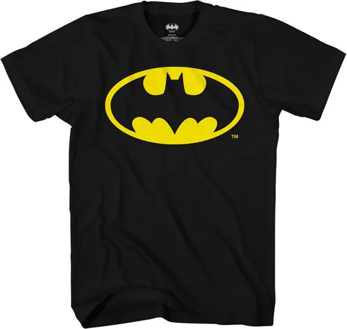 Vista 3 de BATMAN Logo 89 Hush Symbol Justice League Costume Camiseta para adulto. Negro