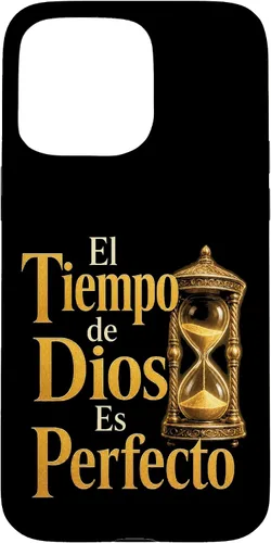 Vista 10 de Fe Cristiana El Tiempo De Dios ES Perfecto Hourglass Case for iPhone Air