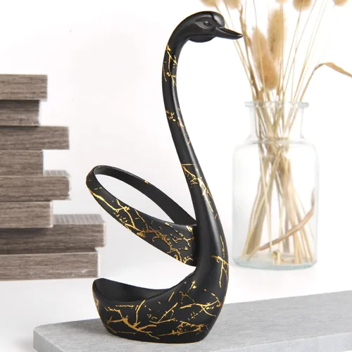 Vista 3 de AnSaw Elegante soporte de base de cisne negro pequeño
