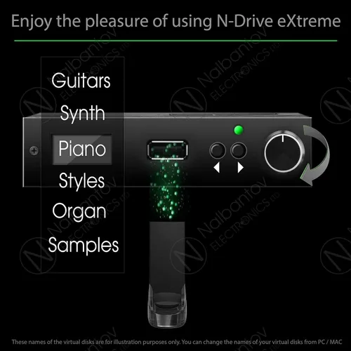 Vista 2 de Disquetera USB Emulador Nalbantov N-Drive eXtreme para Yamaha DKC55, DKC55CD, DKC60RCD