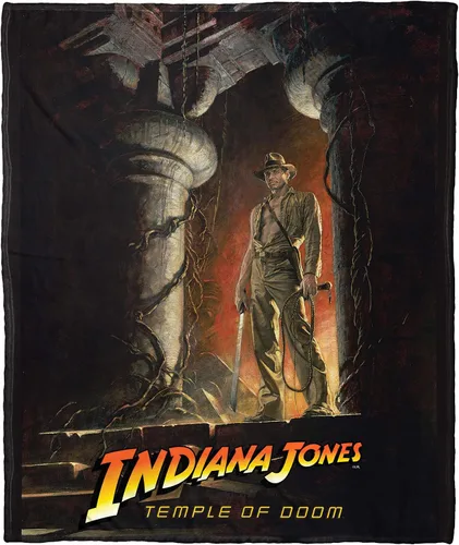Vista 6 de Northwest Indiana Jones - Manta de seda táctil, 50 x 60 pulgadas, Look Out Cuidado