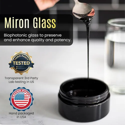 Vista 8 de Black Lotus Pure Shilajit Resina, 0.27 oz, 100% Shilajit natural puro para hombres y mujeres con aminoácidos, 175 mg de ácido fúlvico, 85 minerales