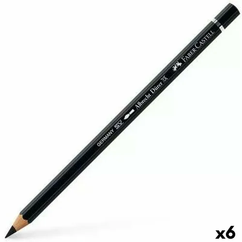 Vista 2 de Lápiz Faber-Castell Albrecht Dürer Acuarelable Negro Hexagonal (6 Unidades)