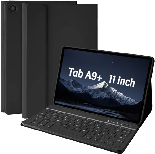 Vista 12 de MMK Funda para Galaxy Tab A11 con teclado (11 pulgadas 2025, SM-X230, SM-X236B), compatible con Galaxy Tab A9 Plus funda con teclado