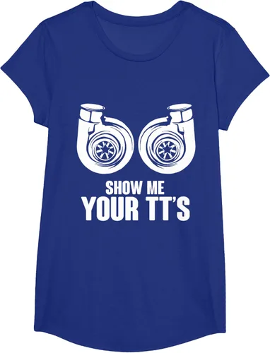 Vista 63 de Funny Show Me Your TT's Twin Turbo Car Racing Camiseta, Negro, S