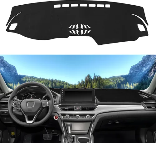 Vista 45 de Tapete de cubierta de salpicadero personalizado para Mazda3 Hatchback, Sedan 2019-2024 2025 2026 (sin HUD), protector antideslizante