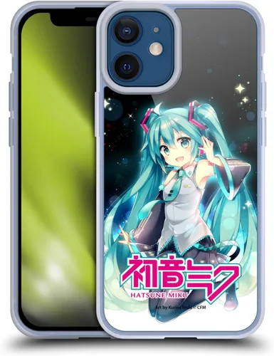 Vista 98 de Head Case Designs Licencia Oficial Hatsune Miku Gráficos Lindos Carcasa de Gel [Protección de Grado Militar] Compatible con Apple iPhone 7