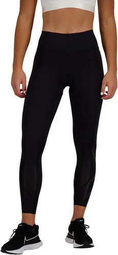 Vista 2 de 2XU Mallas de compresión Force de tiro medio para mujer con cintura plana y ancha para entrenamiento y fitness, negronero, talla M